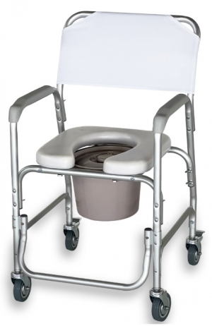 Silla para ducha y WC asiento en U