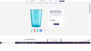 Vaso policarbonato 25 cl colortes