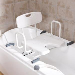 Asiento giratorio para bañera de aluminio